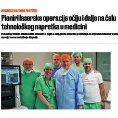 Pioniri laserske operacije očiju i dalje na čelu tehnološkog napretka u medicini (Jutarnji list)